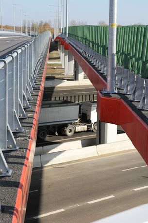 Gliwice - Wiadukt DTŚ nad Autostrada A1 (fot. M. Staszyk)