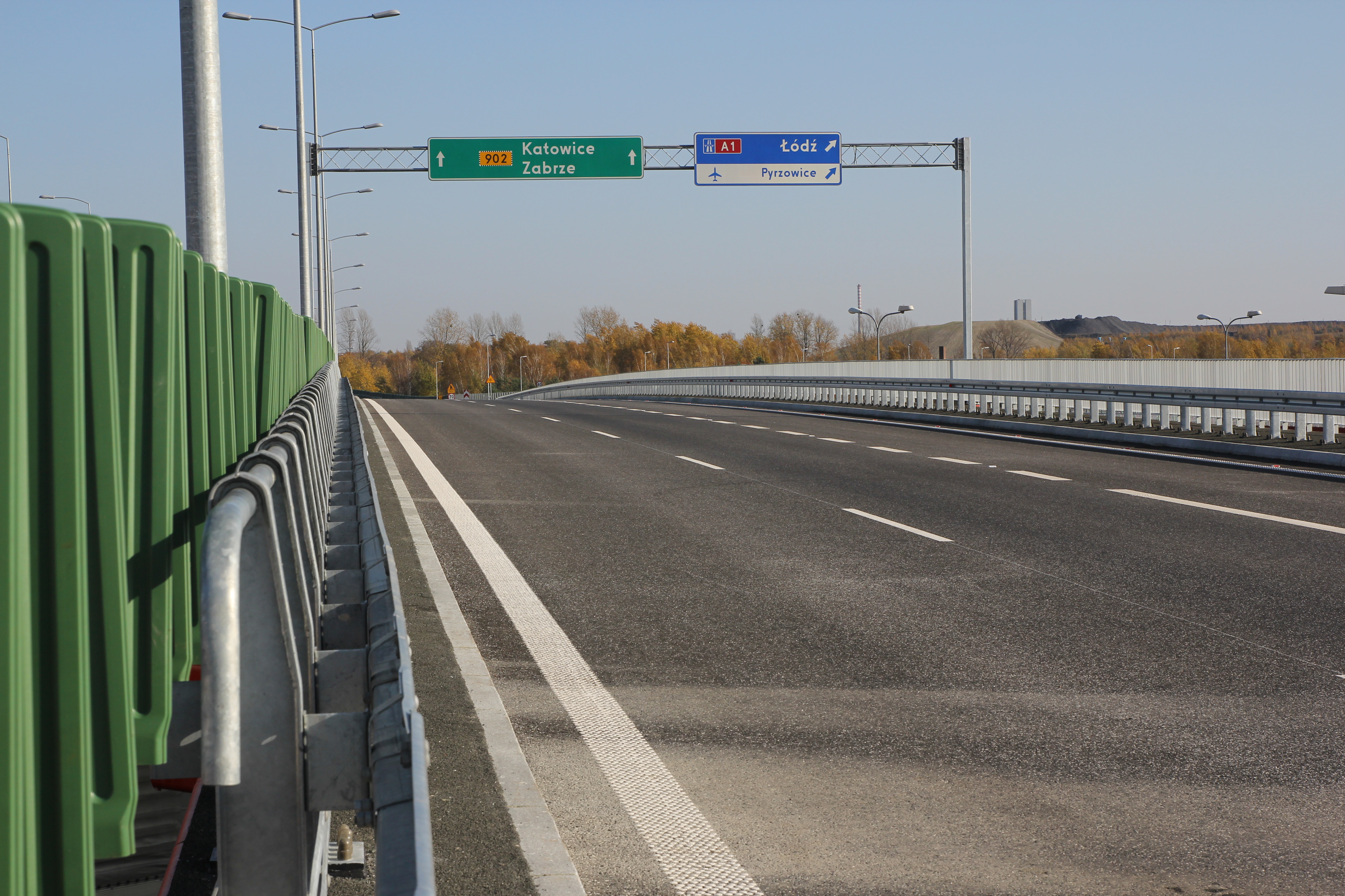 Gliwice - Wiadukt DTŚ nad Autostrada A1 (fot. M. Staszyk)