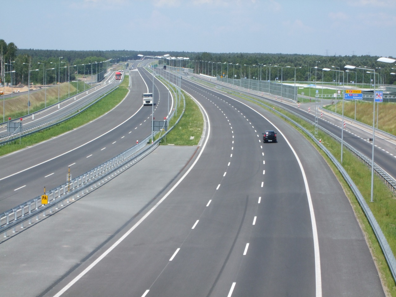 Autostrada A1 (foto: DTŚ SA) Autostrada A1 (foto: DTŚ SA)