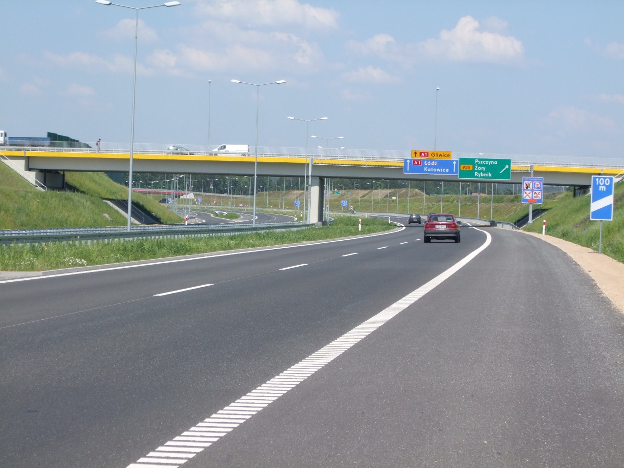 Autostrada A1 (fot. K. Krzemiński)